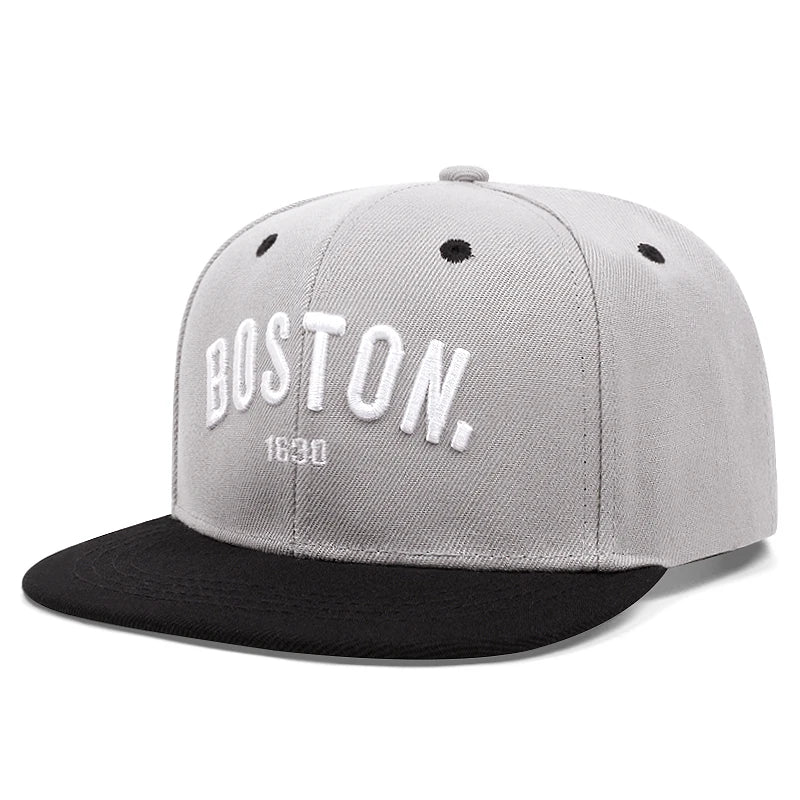 Fashion BOSTON Snapback Cap Men Women