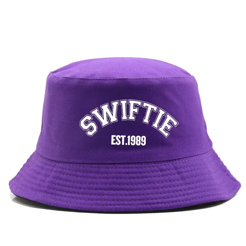 Bucket Hat Print 1989 Summer Cotton Sun Beach Hat