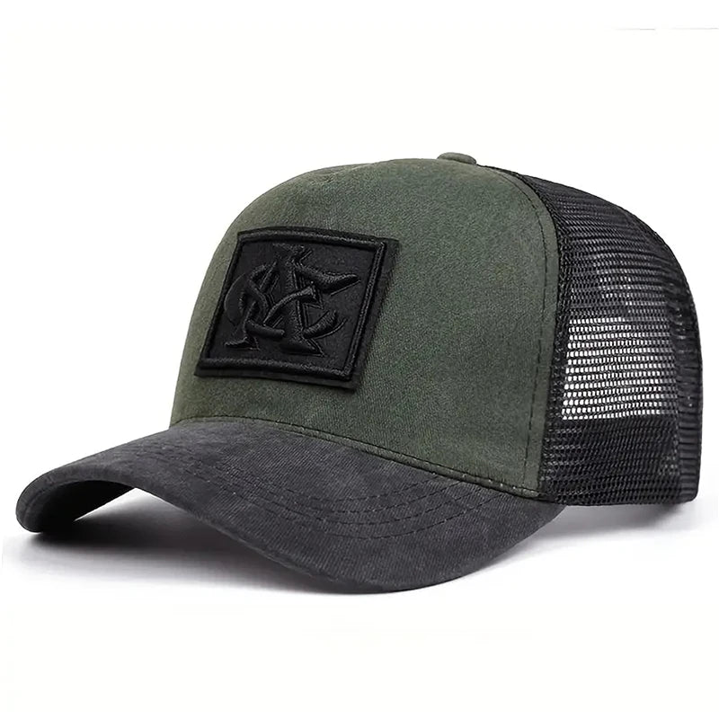 2025 Personalized Fashion New Baseball Hat CA Embroidered Mesh Hat Daily Wear Decorative