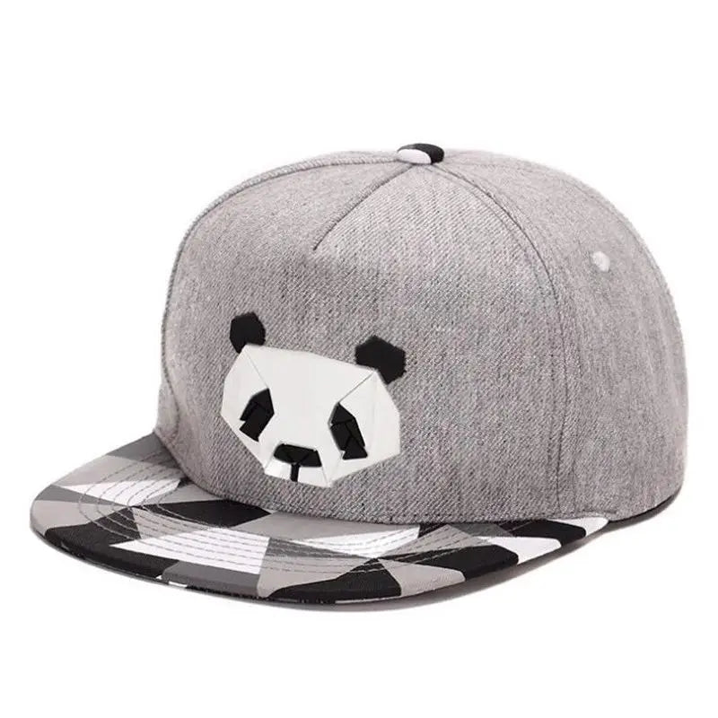 Fashion Spring Summer Lovers Baseball Cap Ms Cute Panda Rubber Snapback Hats