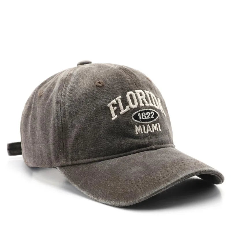 Vintage Washed Cowboy Baseball Cap