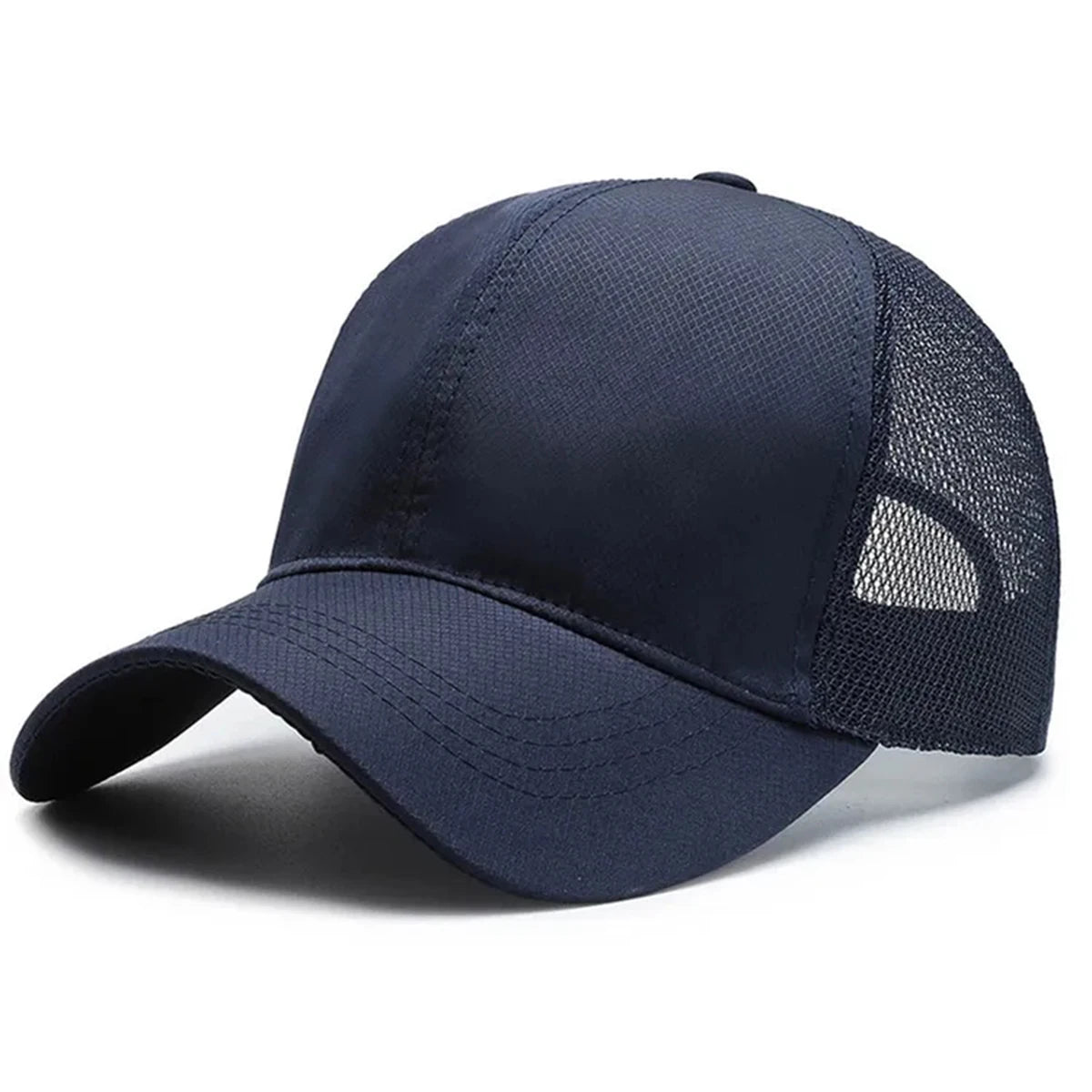 Unisex Solid Color Baseball Net Caps Spring And Summer Outdoor