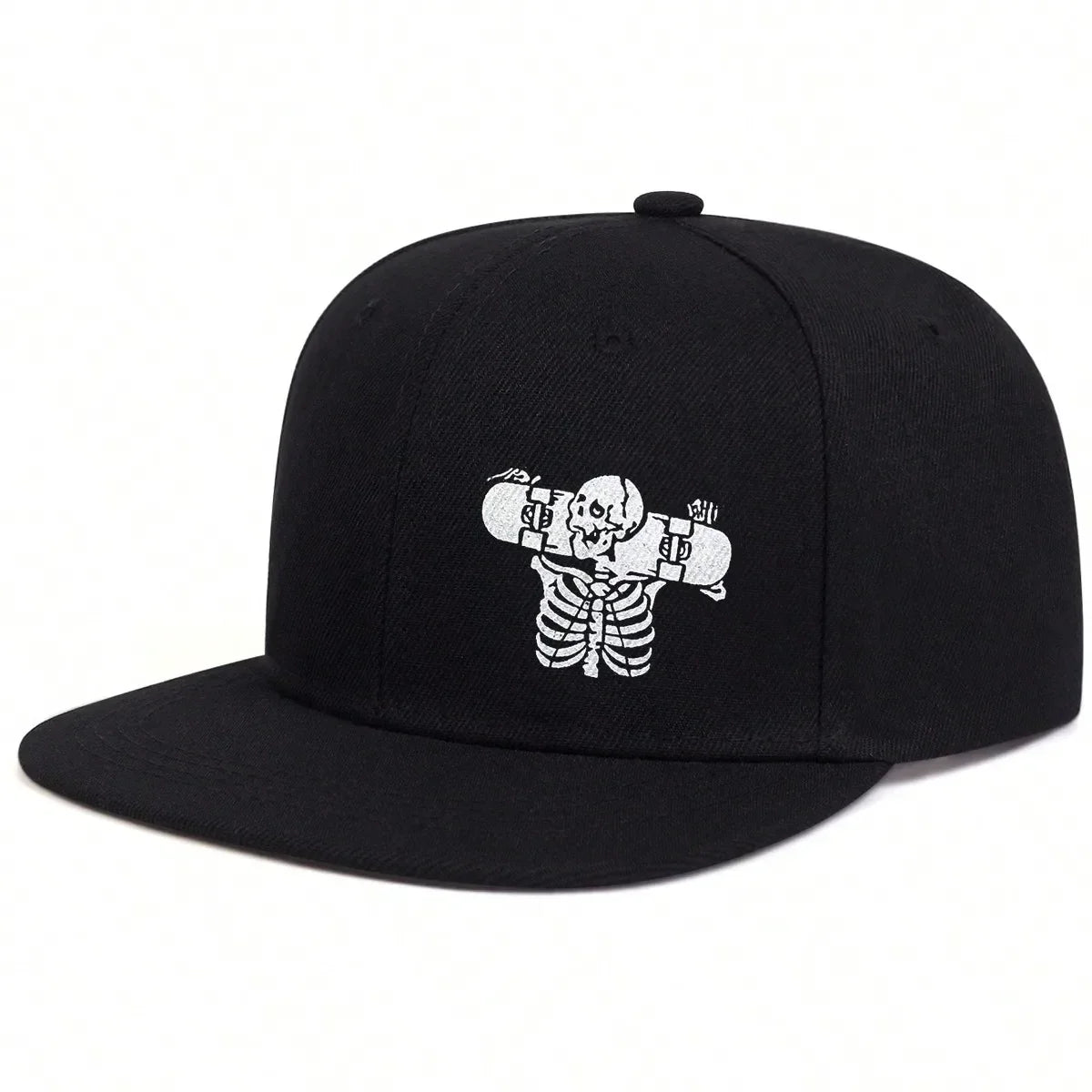 Unisex Ghost Head Skull Printed Hip-hop Hats
