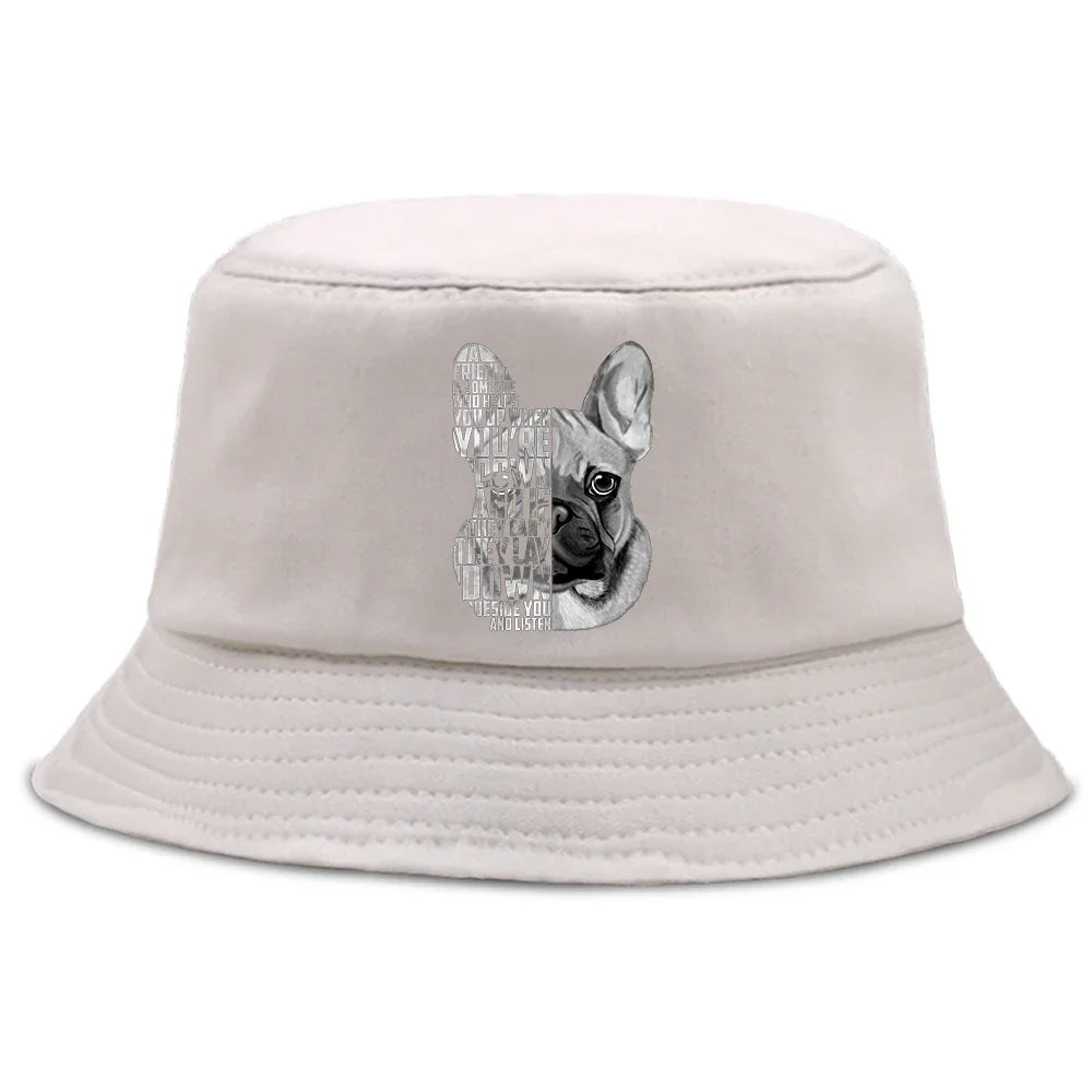 French Bulldog Quote Summer Bucket Hat
