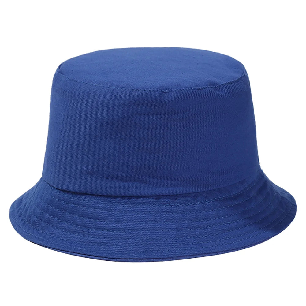 Fashion Denim Washed Bucket Hat Retro Foldable Fisherman Cap For Women Men