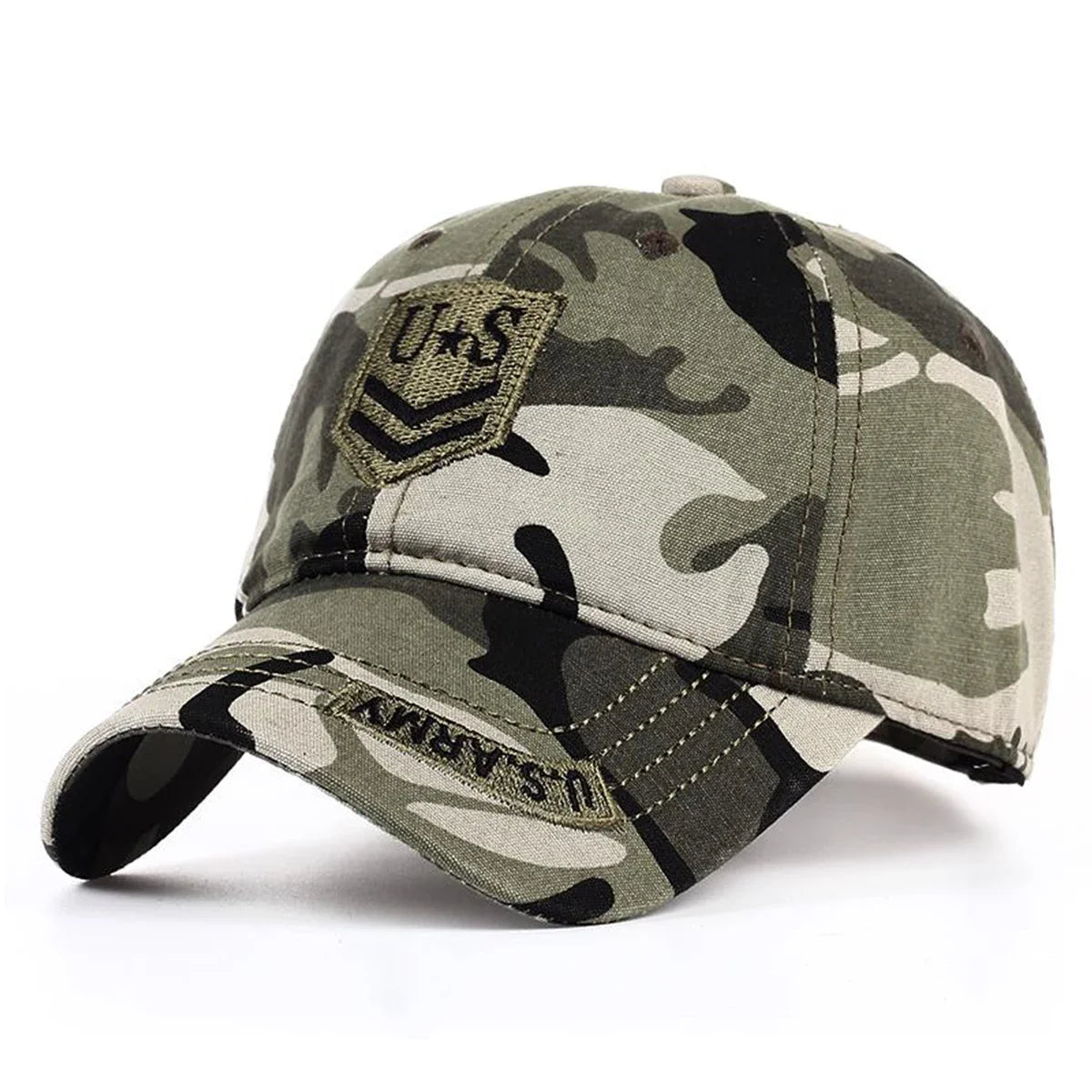 Unisex US Letter Embroidery Baseball Caps Sunscreen Hat Sports Cap