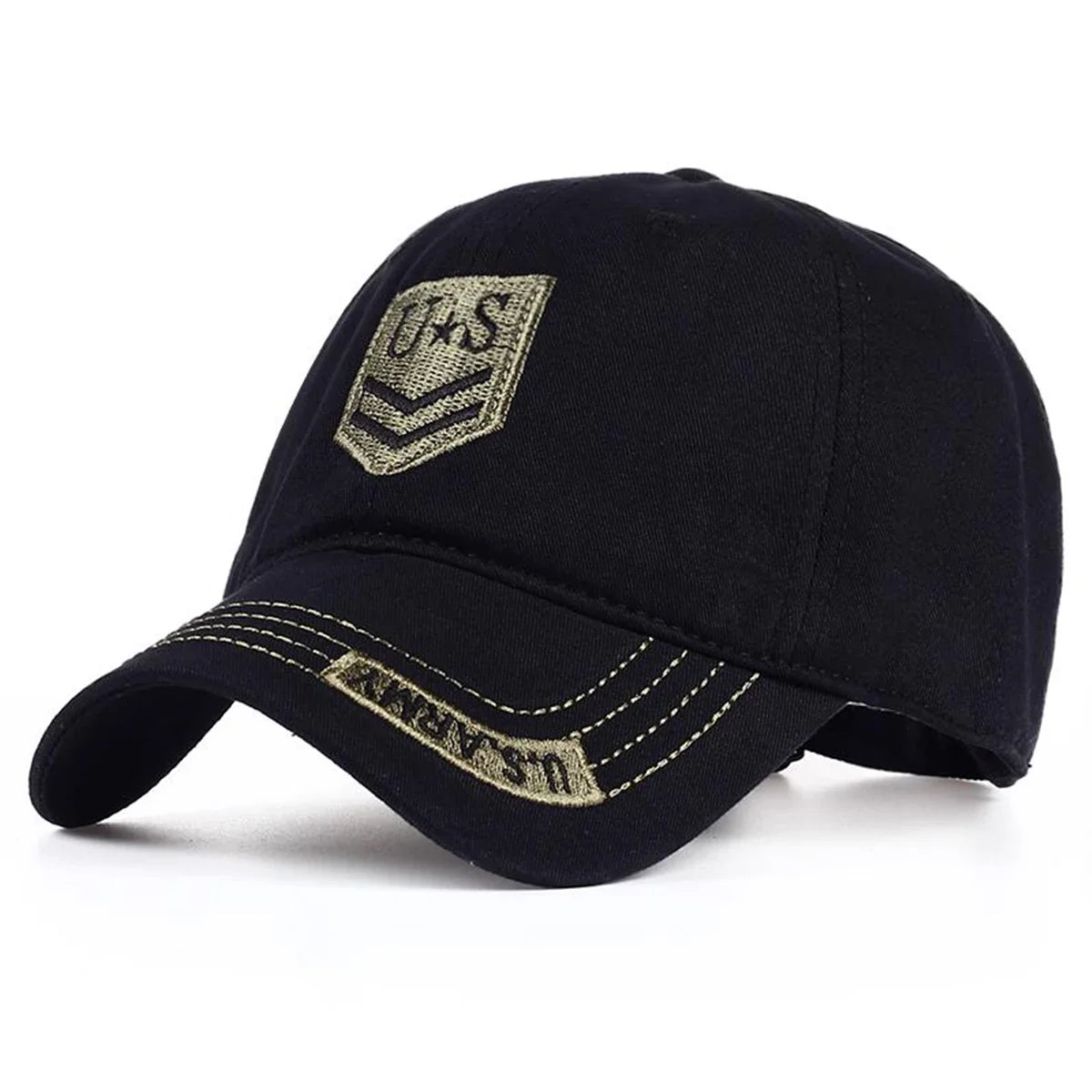 Unisex US Letter Embroidery Baseball Caps Sunscreen Hat Sports Cap