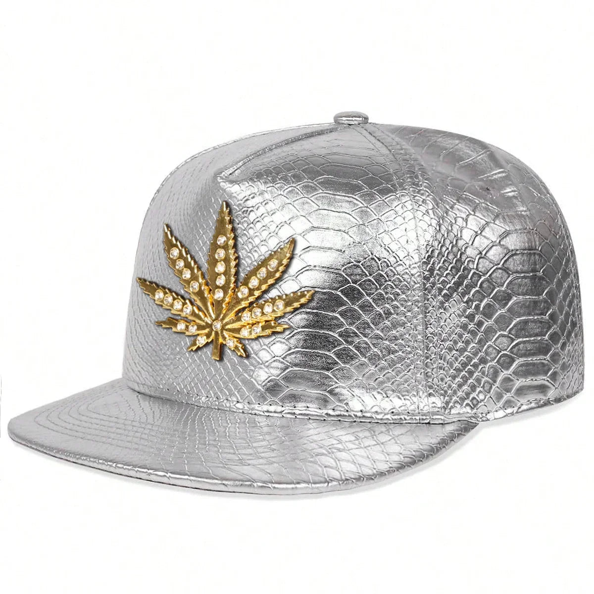 Unisex Diamond Maple Label Hip-hop Hats