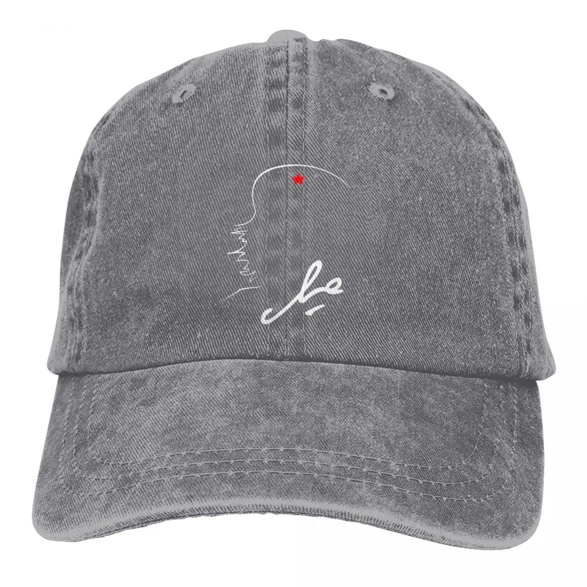 Pure Color Dad Hats Che Guevara Line Women's Hat Sun Visor Baseball Caps