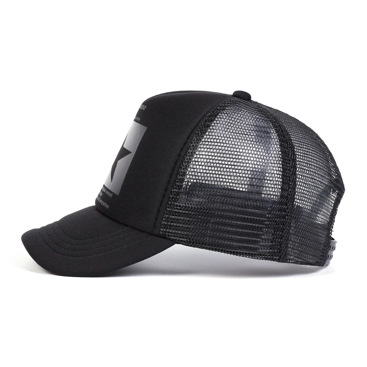Children Five Pointed Star Print Baseball Net Caps