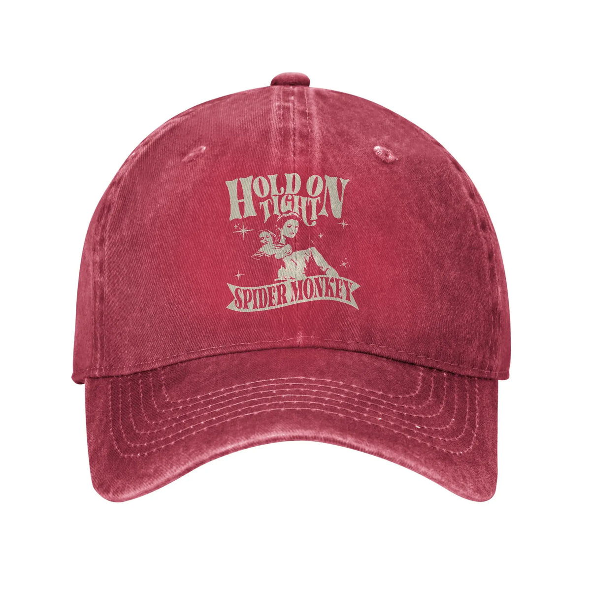 Hold On Tight Spider Monkey Twilight Unisex Style Baseball Caps