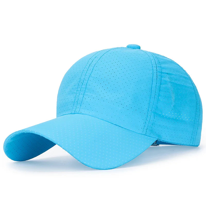 Wholesale Men Women Summer Baseball Cap Quick Drying Hats Unisex