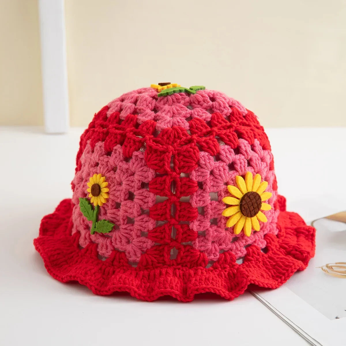 Bohemian Women's Hand-Crocheted Fisherman Hat