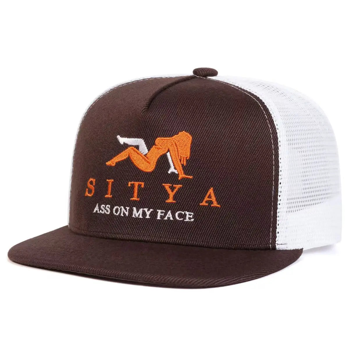 Unisex SITYA Letter Embroidery Hip-hop Net Hats