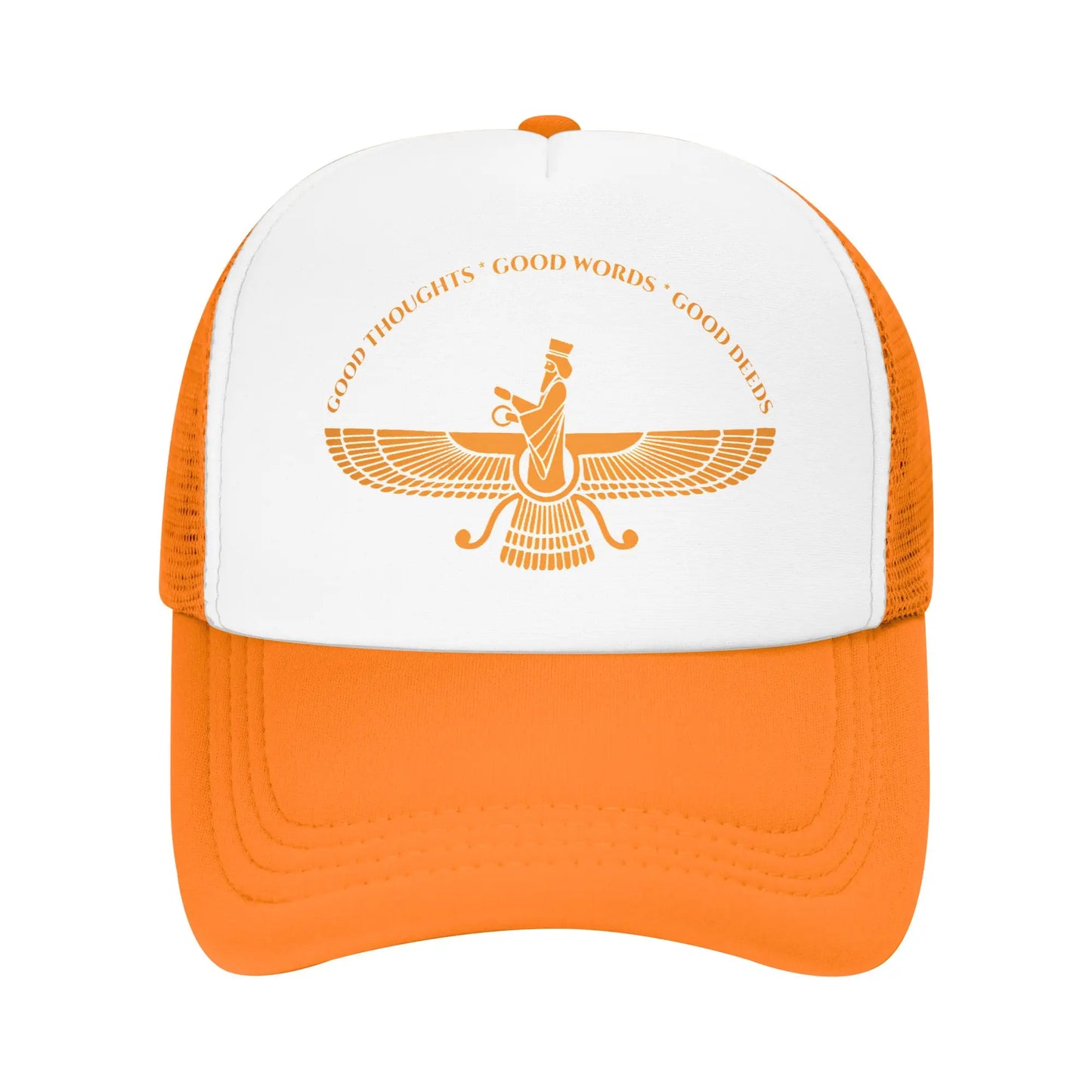 Faravahar Zoroastrian Symbol Good Thoughts Good Words Iran Casual Baseball Cap