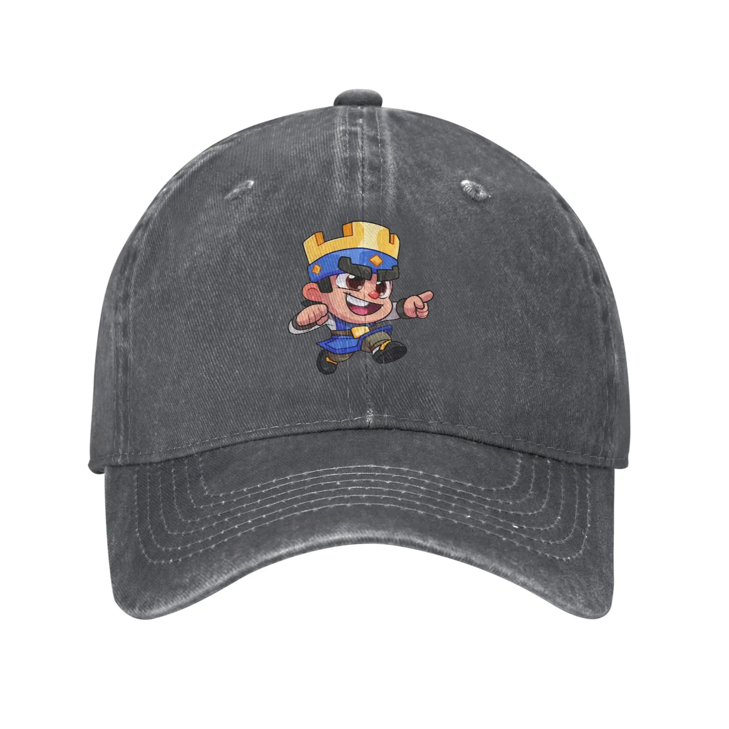 Washed Baseball Cap Gamer Clashes Royaleds Fans Summer For Women Men