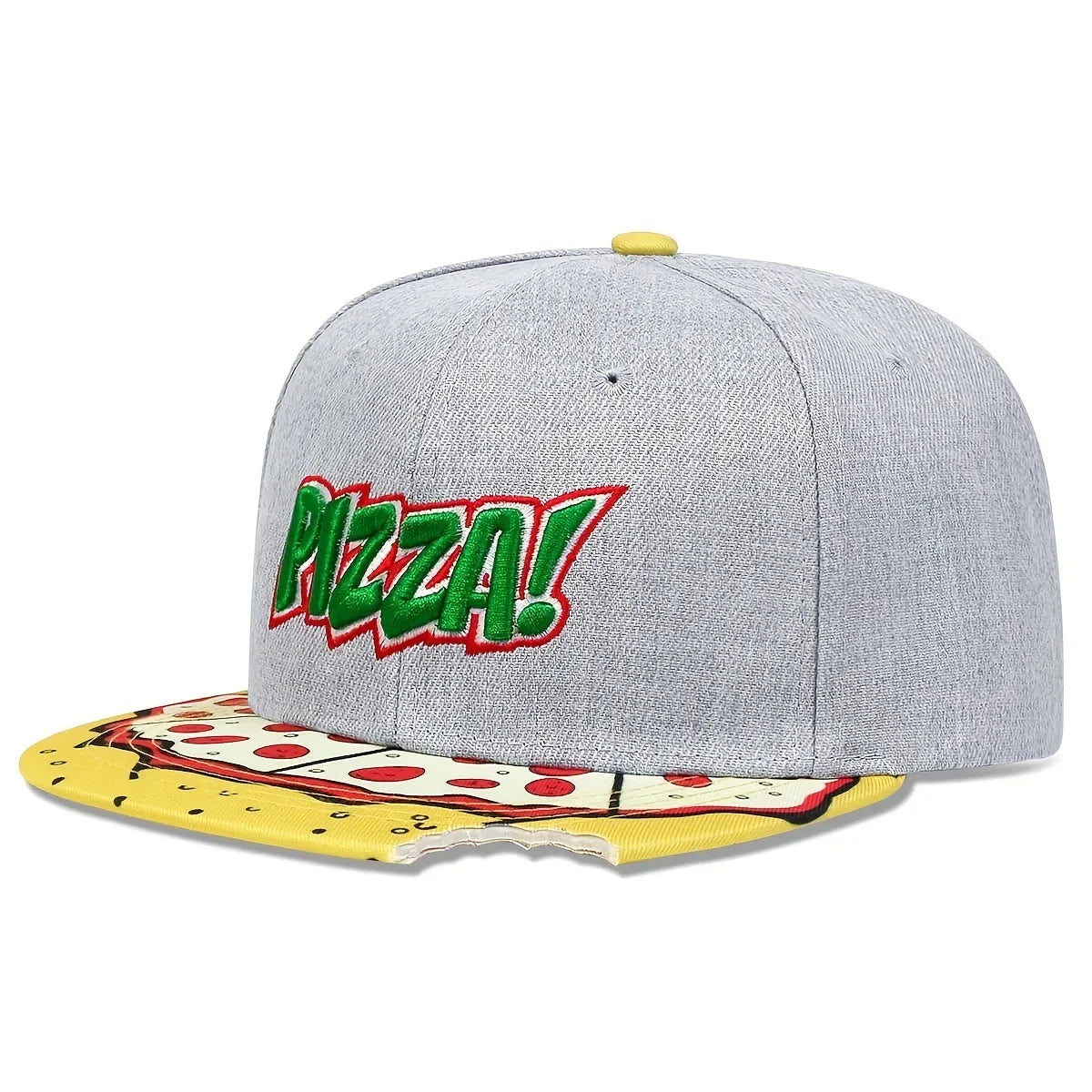Cartoon Big Eyes Cookie Bite Blue Snapback Hat Baseball Sports Cap Sunscreen Hat