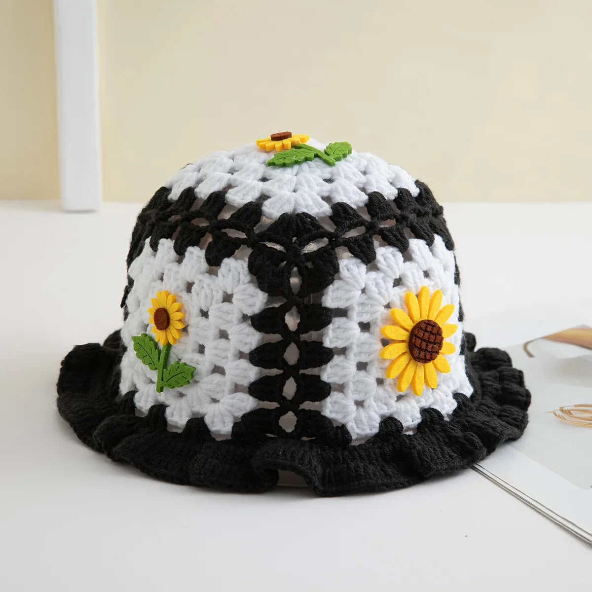 Bohemian Women's Hand-Crocheted Fisherman Hat