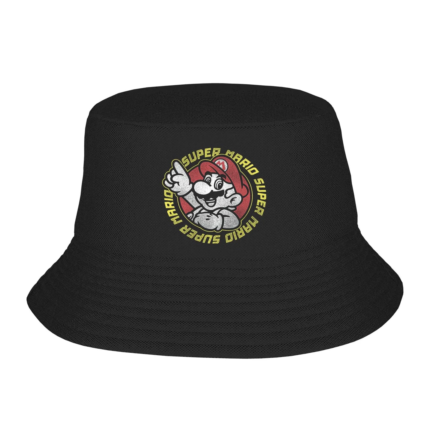 Casual Marios Game Bucket Hat Girl Packable Outdoor Fisherman Caps Summer Travel Headwear