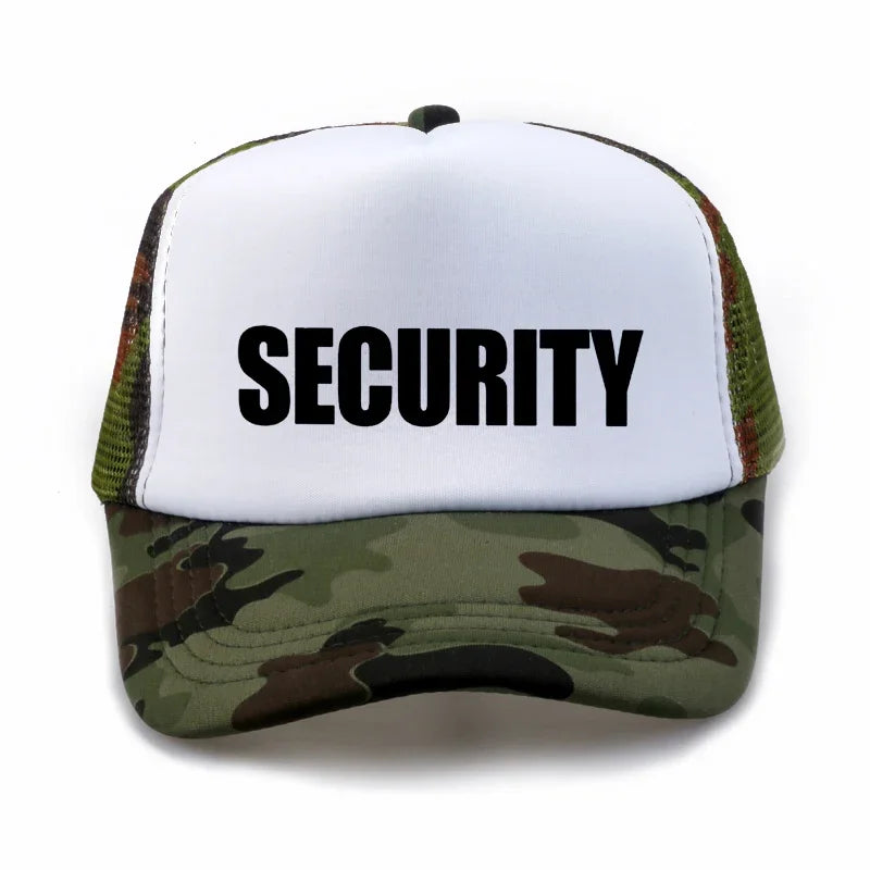 SECURITY Baseball Cap Cool Summer