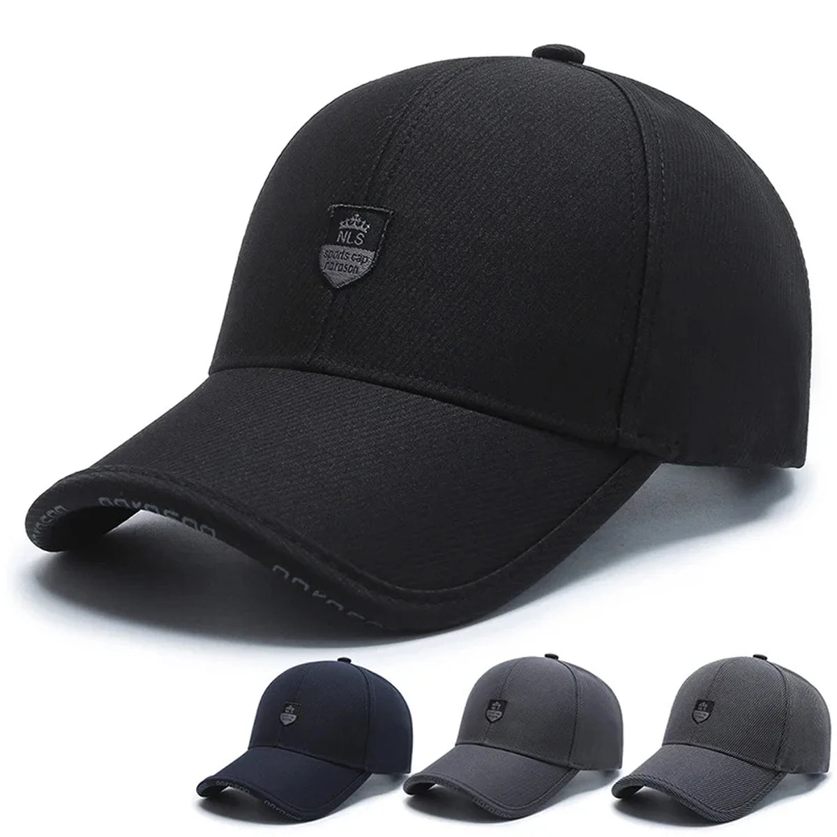 Unisex Letter Crown Label Baseball Caps