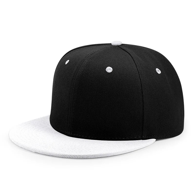 Wholesale Adult Blank Snapback Cap Hip Hop Hat For Men Women