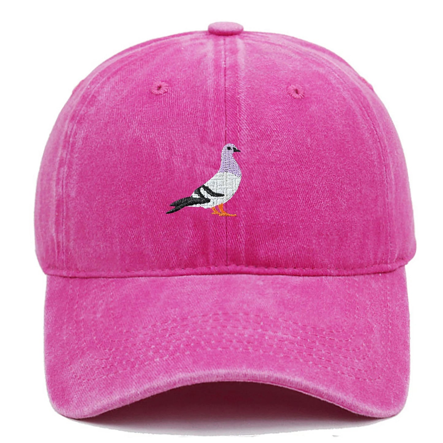 Baseball Cap Suitable For All Seasons, Pigeon Embroidery Pattern, Men's And Women's Daily Casual Fashion