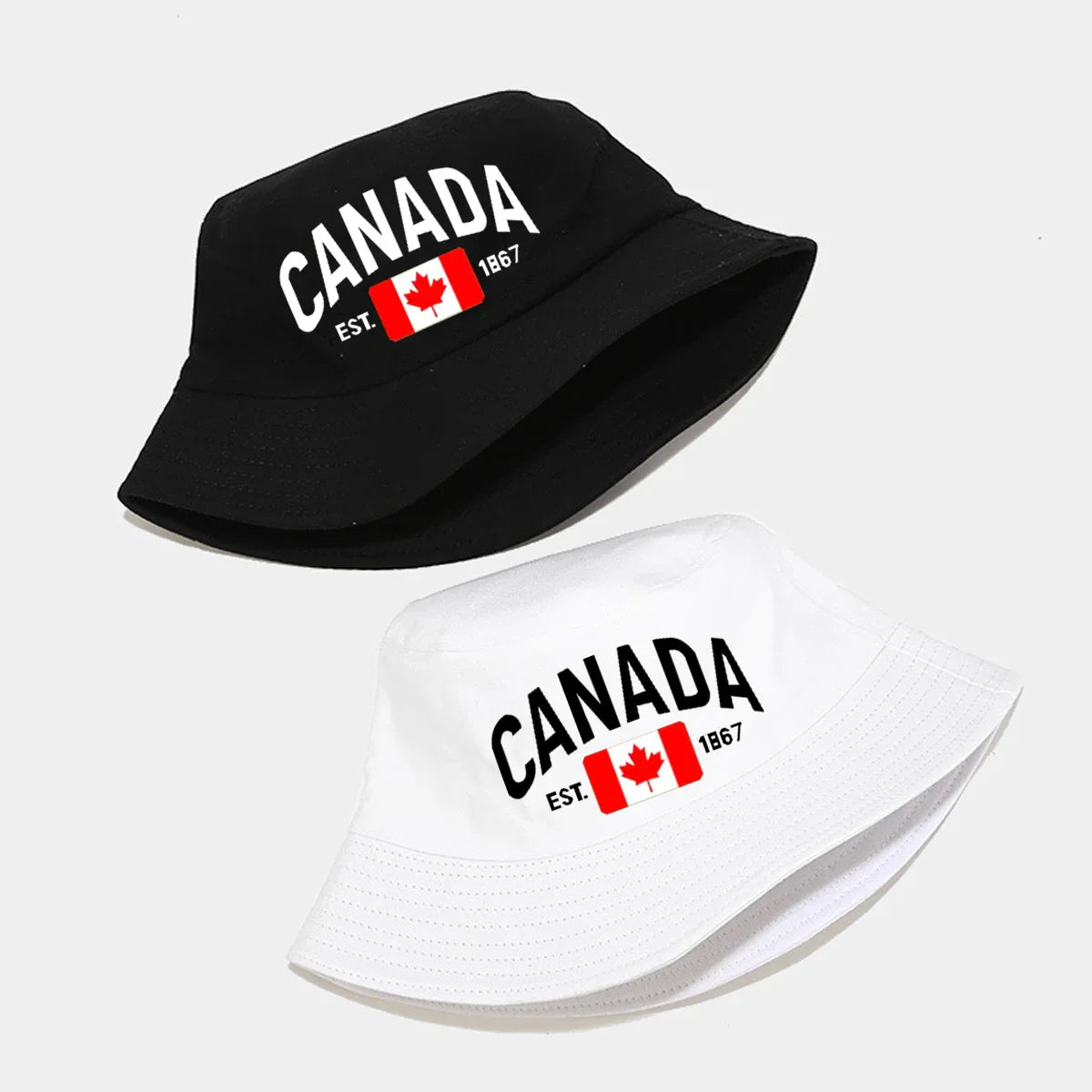 Canada Printed Bucket Hat Breathable