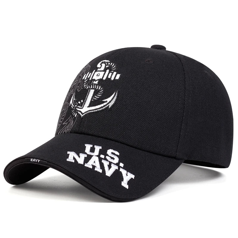 Unisex Anchor Embroidery Baseball Caps Sunscreen Hat