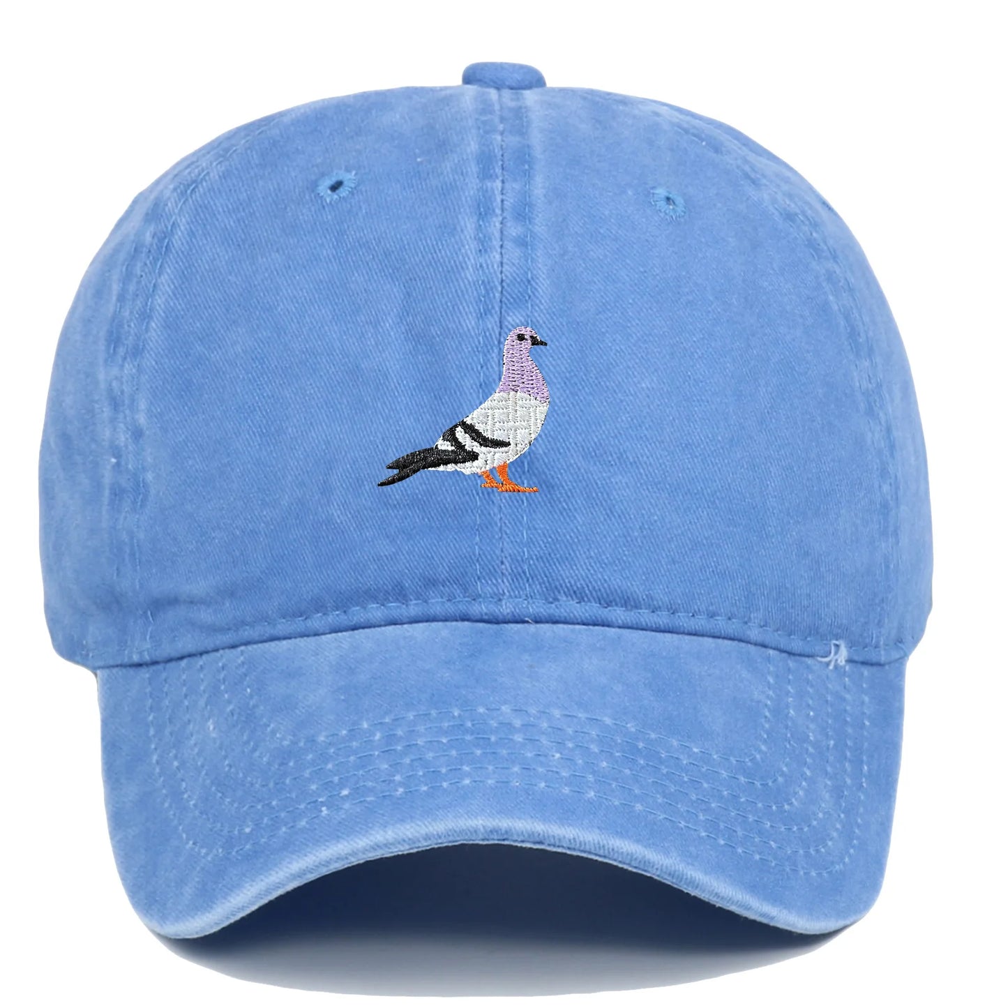 Baseball Cap Suitable For All Seasons, Pigeon Embroidery Pattern, Men's And Women's Daily Casual Fashion