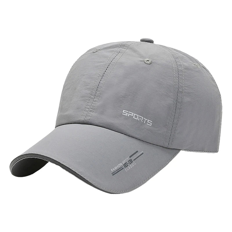 Quick Drying Solid Baseball Cap Sunscreen Breathable