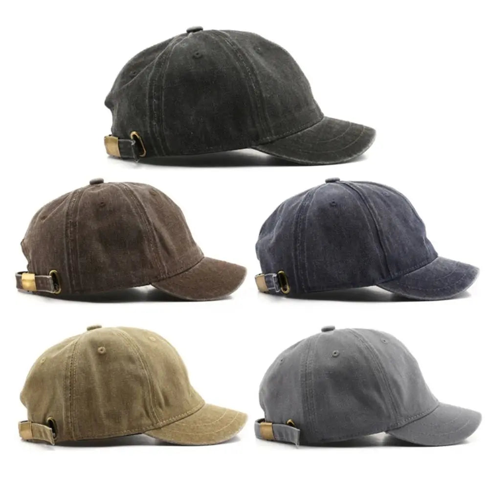 Fashion Dad Hat Snapback Cap Washed Cotton