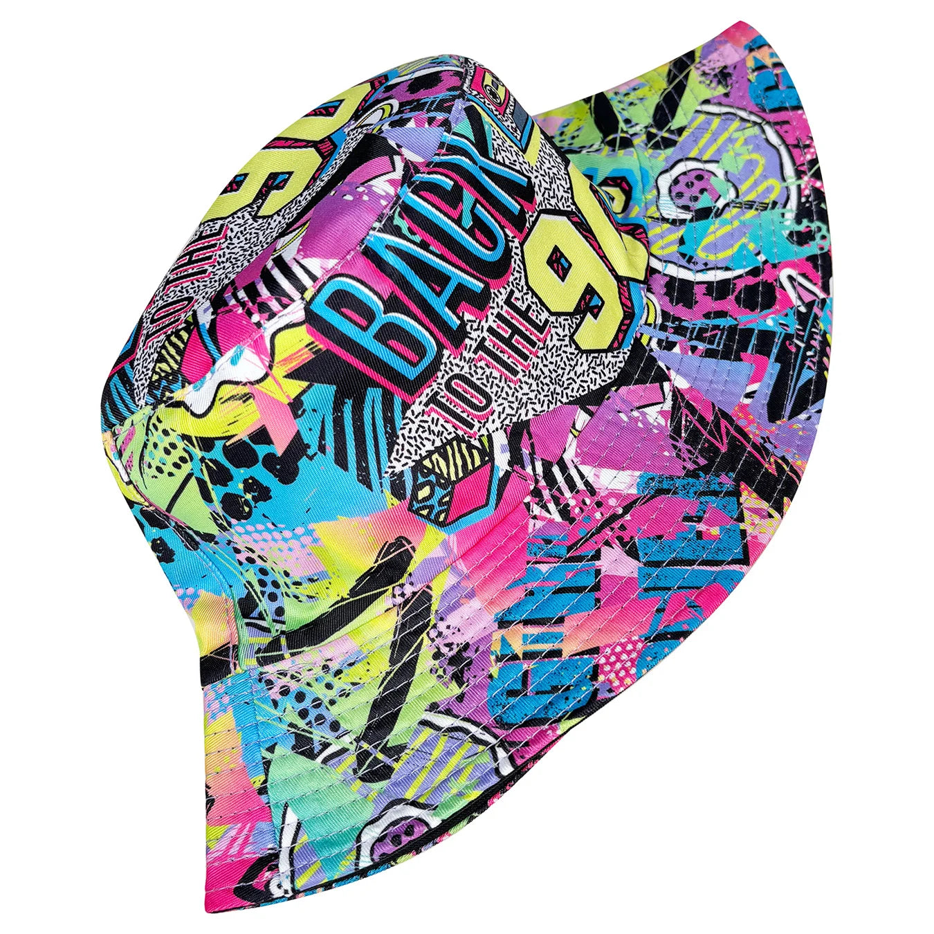 Abstract Graffiti Art Back 90S Colorful Printed Bucket Hat