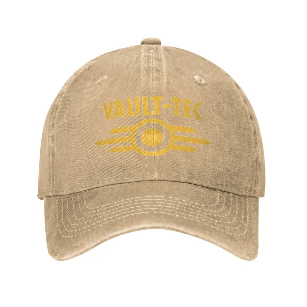 Vault Tec Logo Fallouted Game Sun Baseball Cap