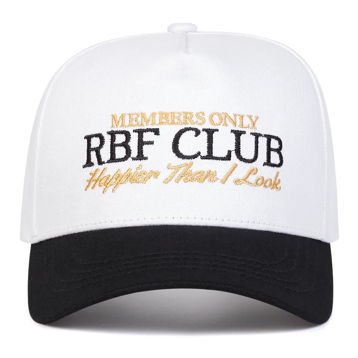 Unisex RBF CLUB Letter Embroidery Baseball Caps