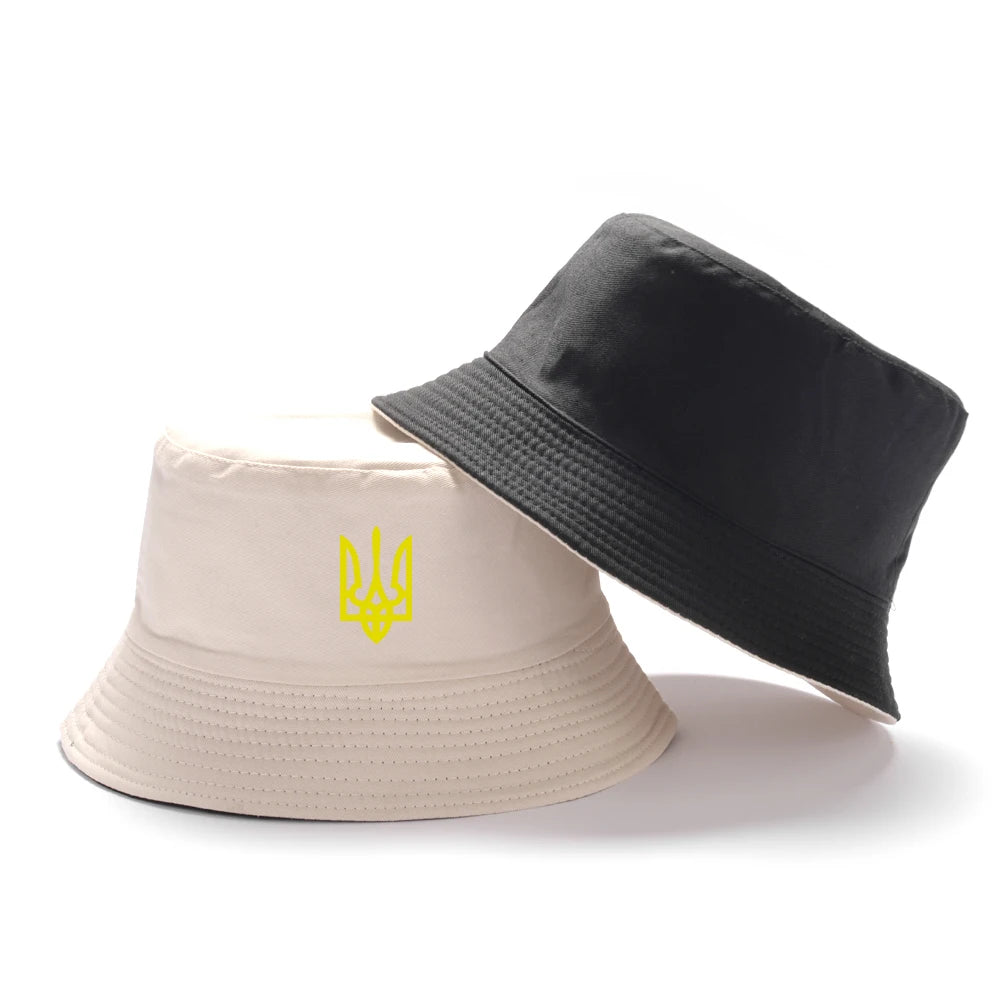 Blue Butterfly Harajuku Bucket Hat Casual Beach Sun Hat Panama Hat