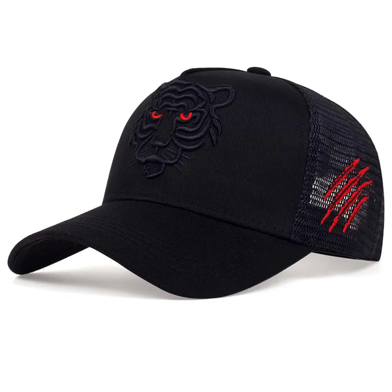 Tiger Embroidery Baseball Cap Men Women Hip Hop Hat
