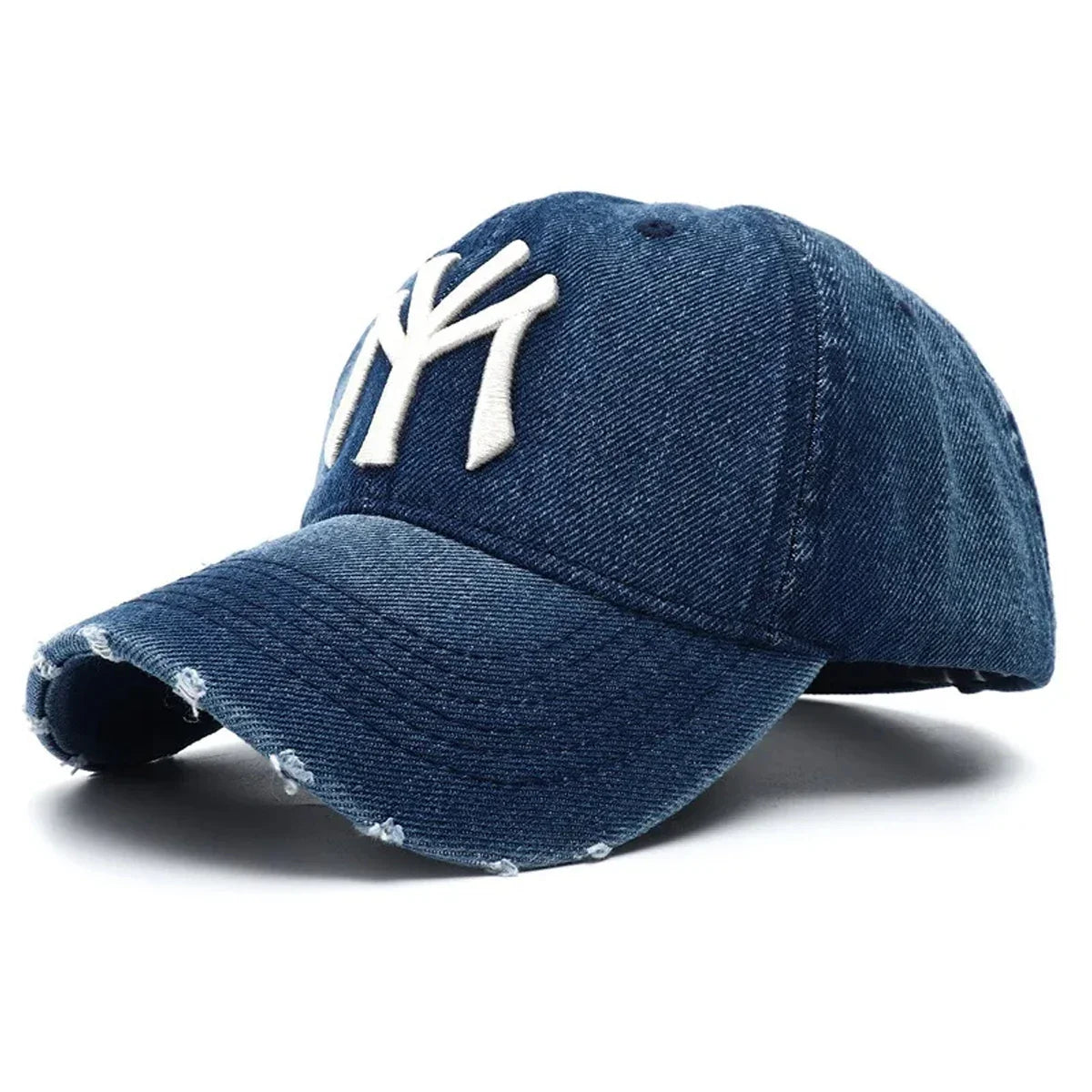 Unisex Letter Embroidery Washed Cowboy Baseball Caps
