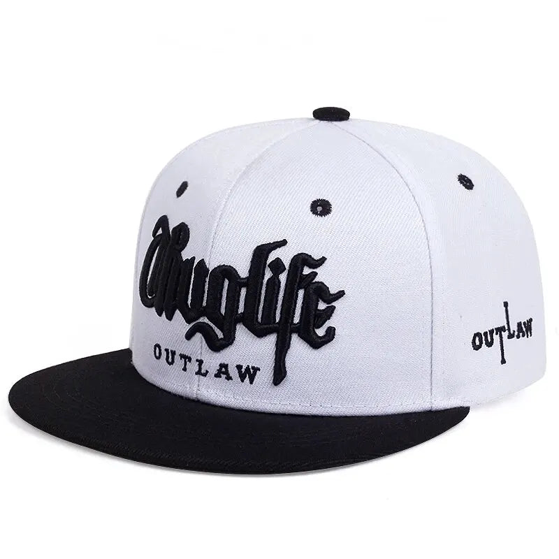 Fashion Fastball CAP Thuglife Embroidery Hip Hop Baseball Cap Snapback Cap