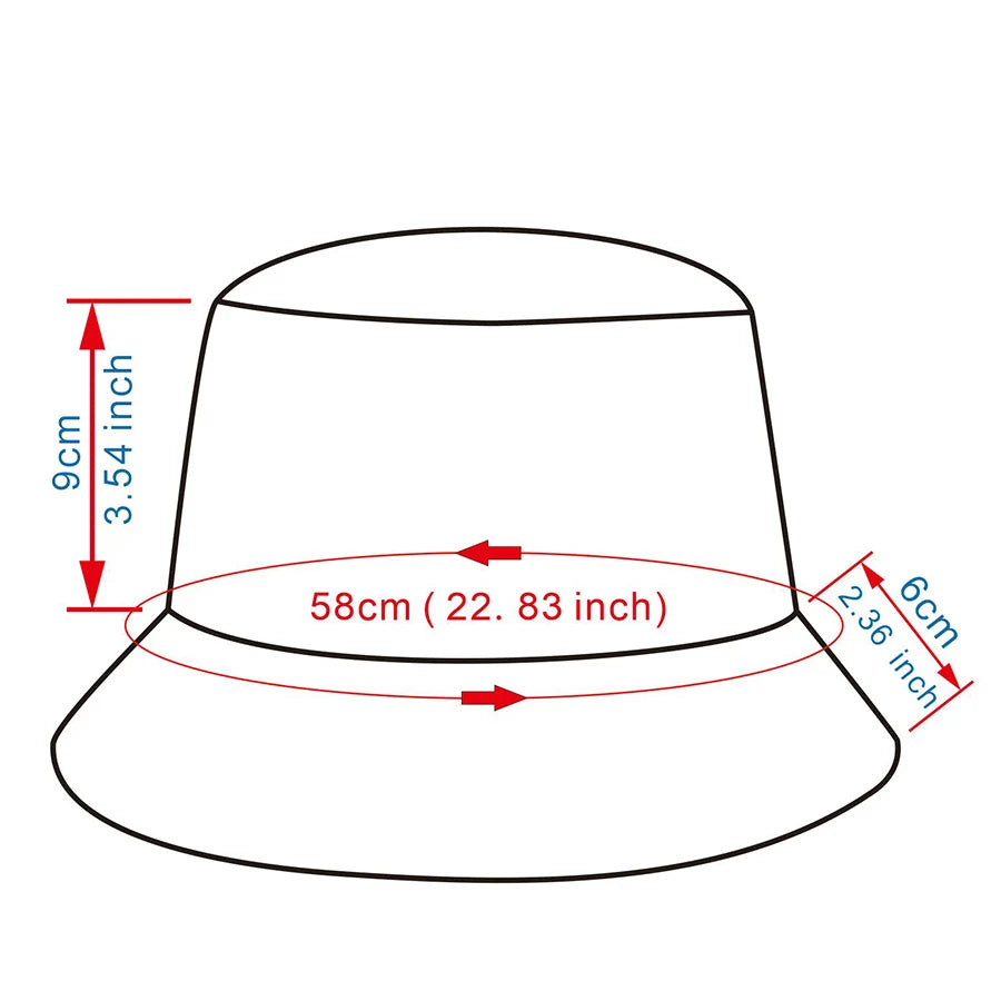 Embroidered Pigeon Cotton Bucket Hats Women Men