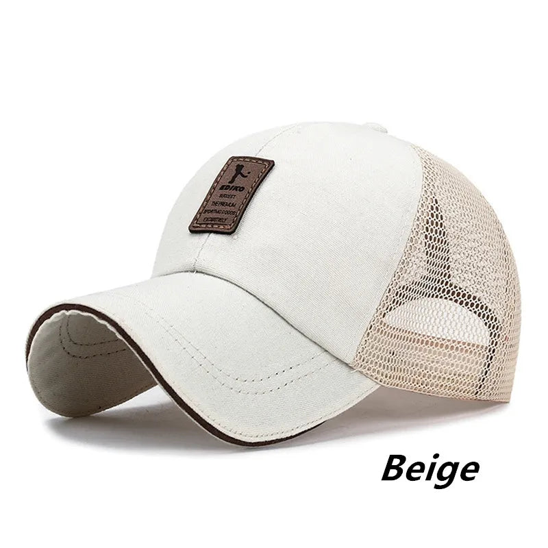 Women Men Summer Breathable Net Mesh Golf Baseball Cap