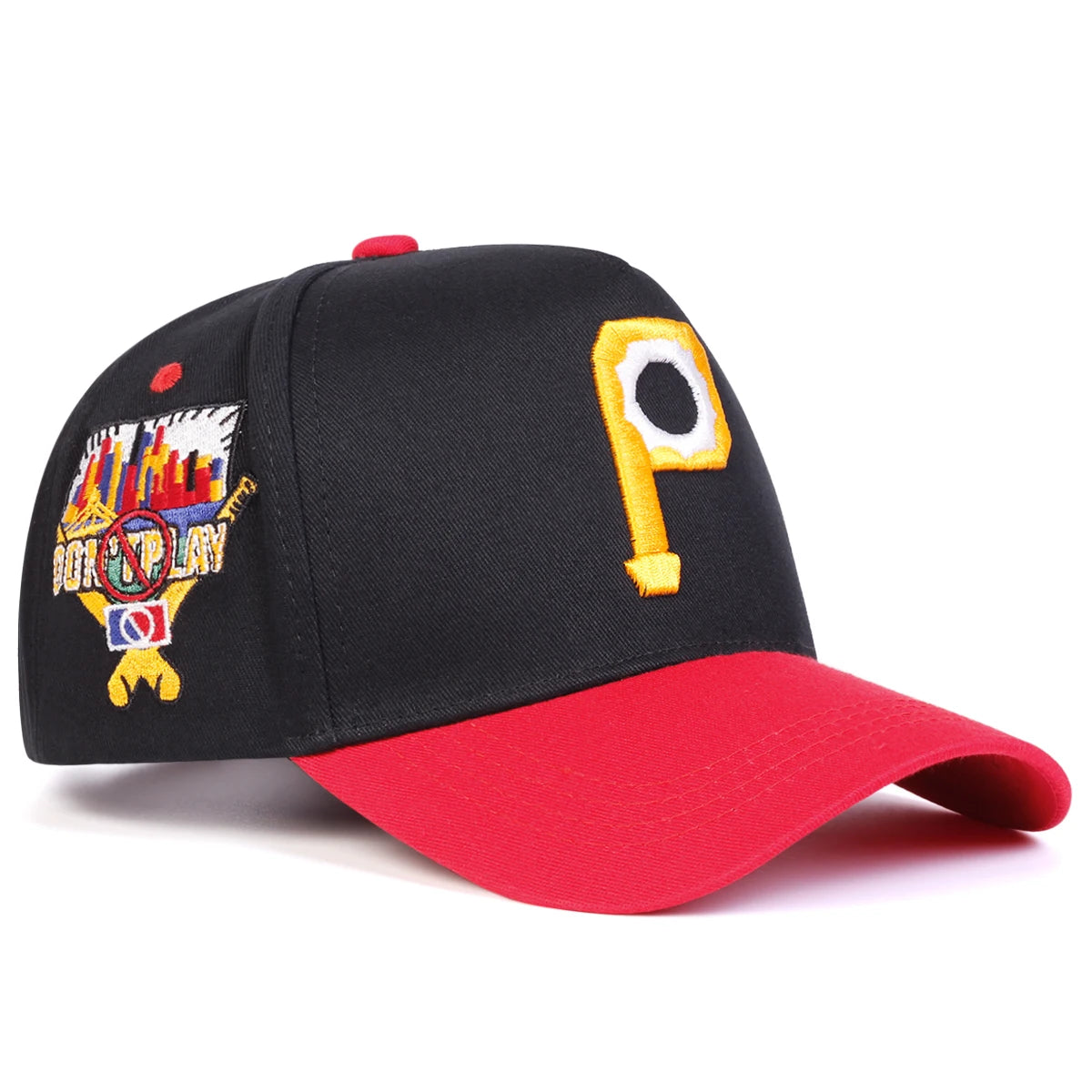 Unisex Personalized P Letter Embroidery Baseball Caps Sunscreen Hat