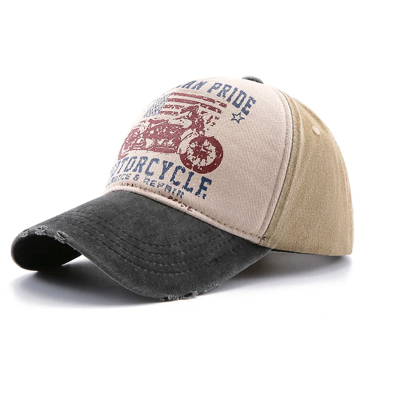 American Washed Cotton Baseball Caps Spring