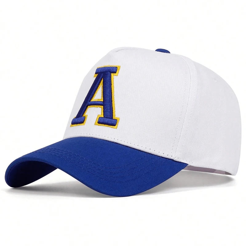 Unisex Stereoscopic A Letter Embroidery Baseball Caps Sunscreen Hat