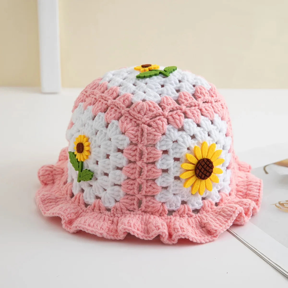 Bohemian Women's Hand-Crocheted Fisherman Hat