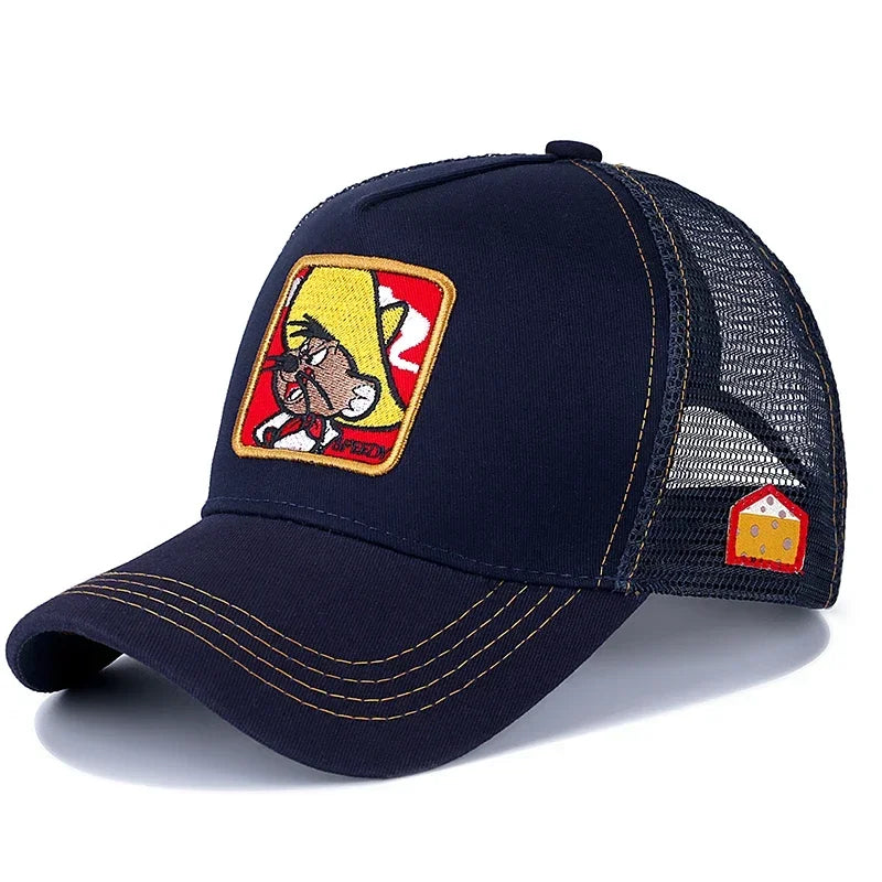 2New High Quality Brand Anime Cartoon Snapback Cotton Baseball Cap Men Women