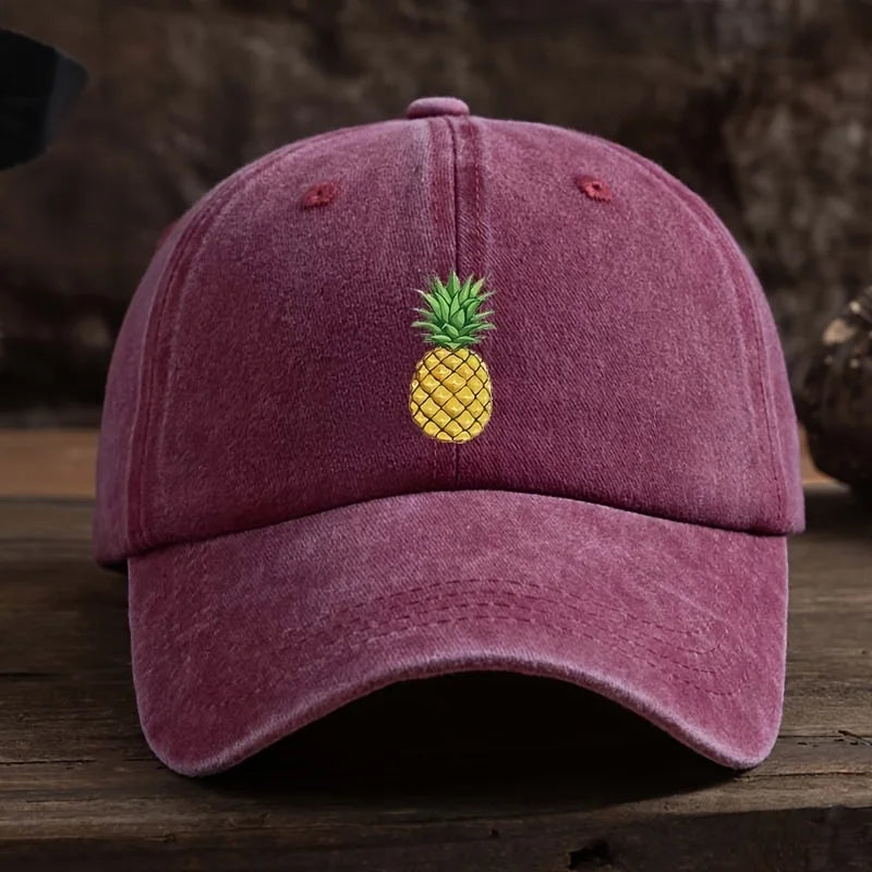 Pineapple Printed Baseball Cap Outdoor Casual Hat