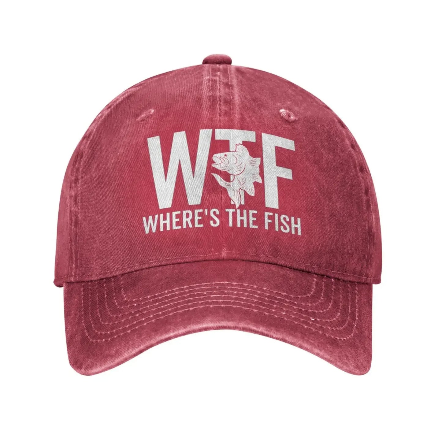 WTF Where's The Fish Hat Women Baseball Hat
