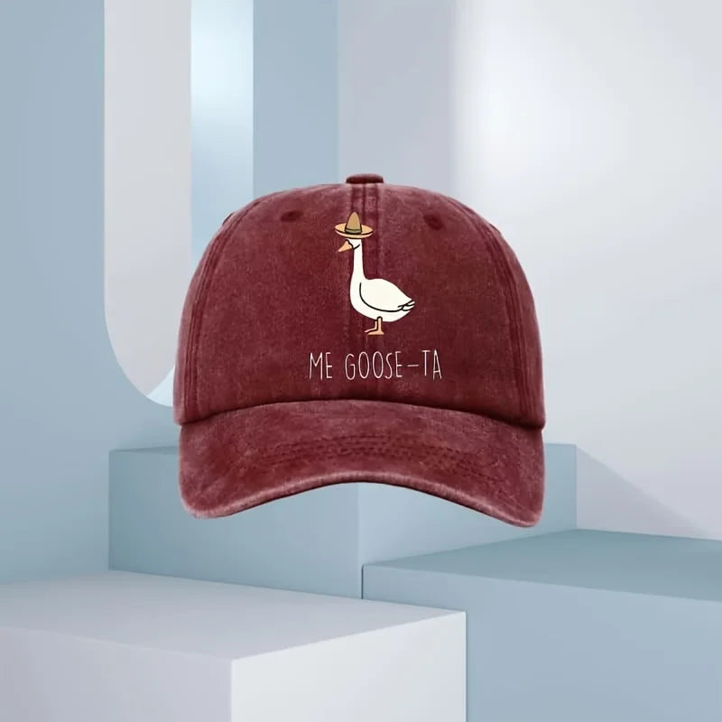 Fashionable Duck Print Baseball Cap