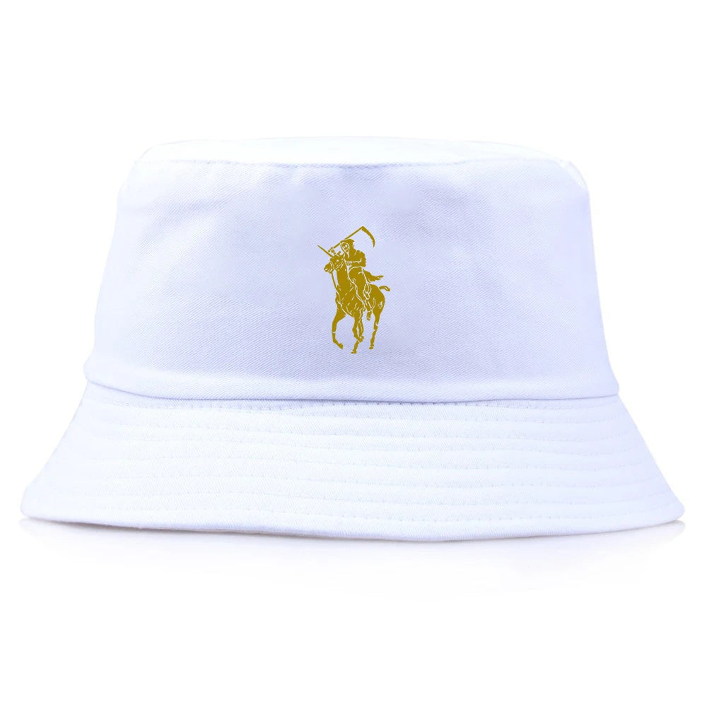 Haunt Reaper Vintage Bucket Hat Summer Men Woman Foldable Bucket Hat Man Unisex